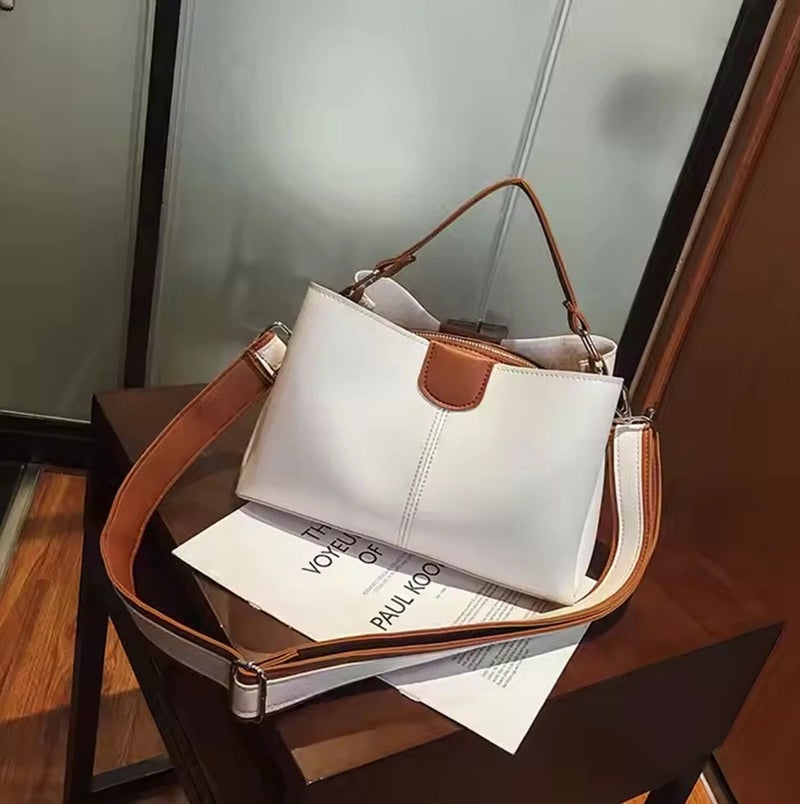 Osman White Sling Bag for Girls - Image 1